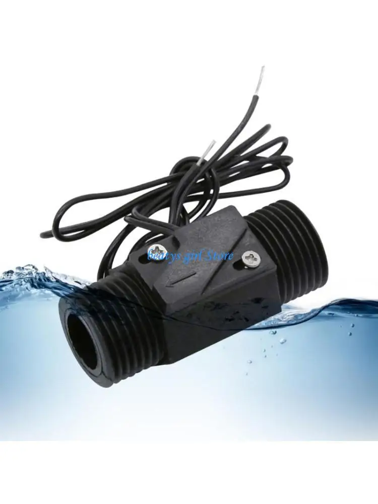 C7AB Fluidmeter Counter 2 DN15 Liquid Water Flowmeter Water FlowSwitch 1-25L/min External Thread