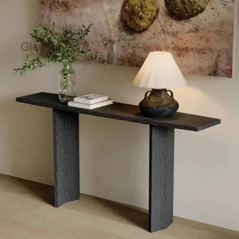 Drawer Console Table Design Luxury Narrow Modern Entryways Table Decorative Furniture Entrance Console Living Room Furniture