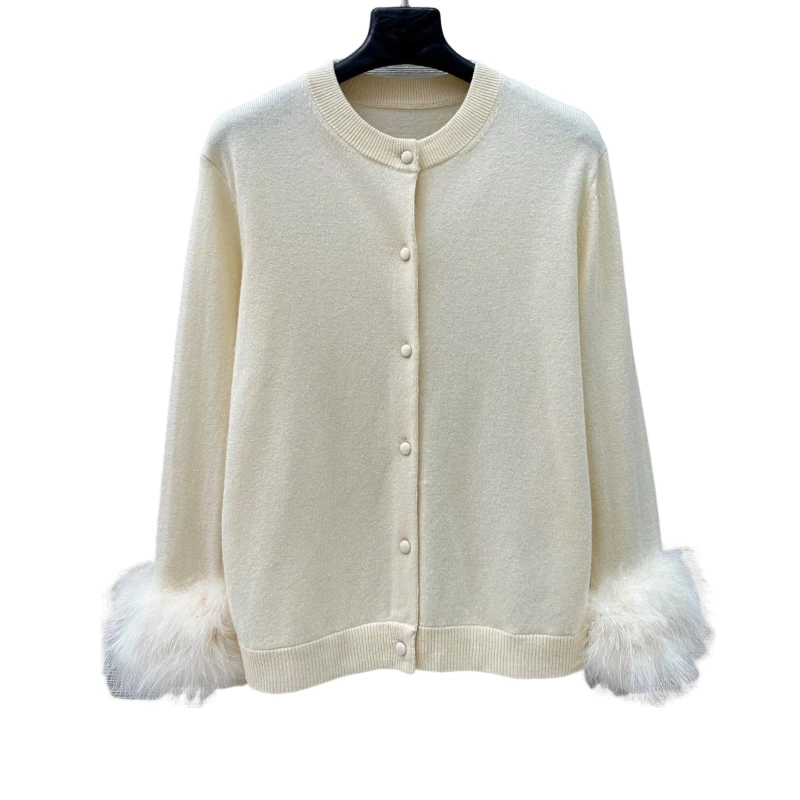 

Nice Cardigan Comfortable Elegant Simple and Fashionable Retro Cashmere Cardigan Sweater – Luxurious Warmth AF1010