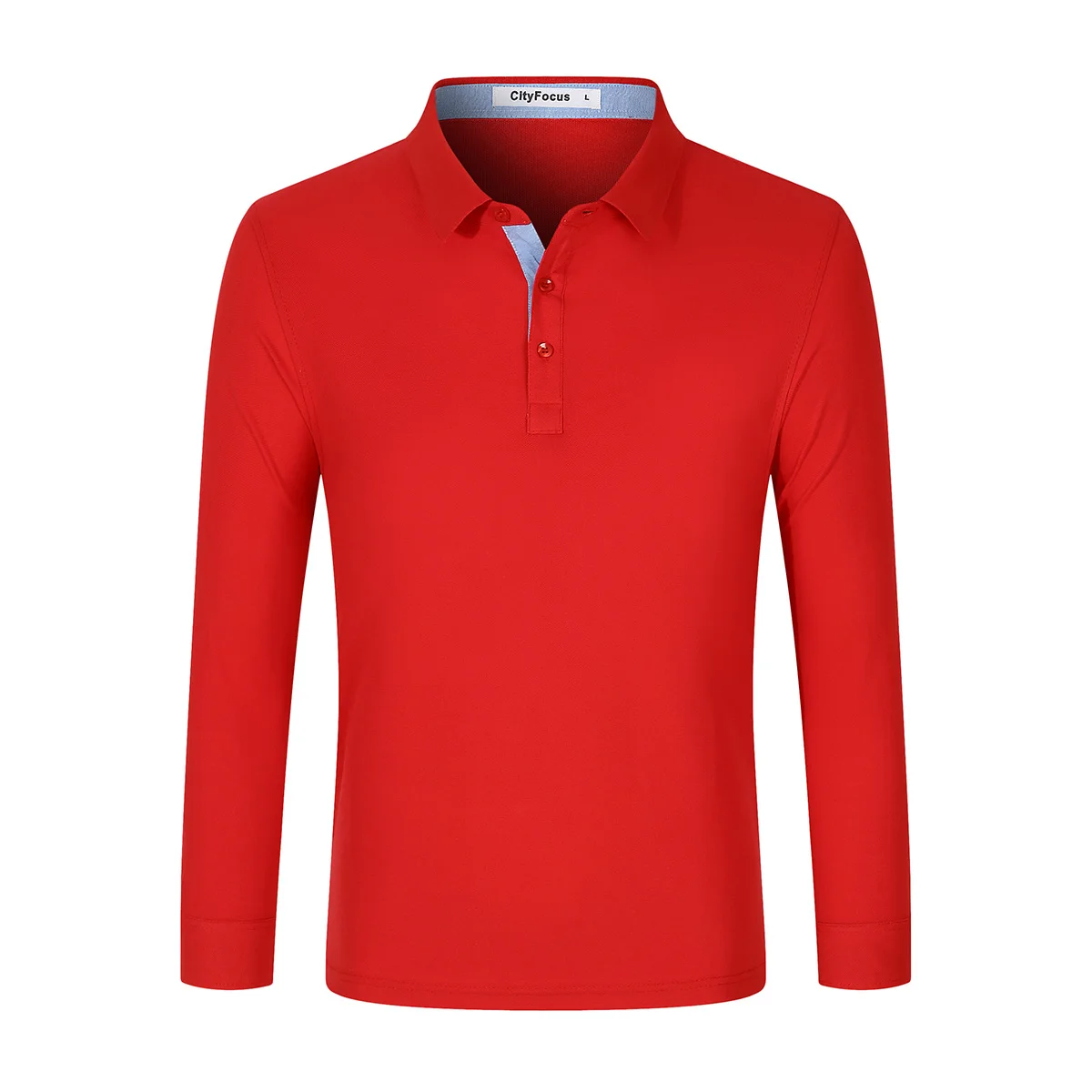 Men's Long Sleeved POLO High-quality Fashionable Slim Fit Spring Autumn Couple Team Clothing Customization