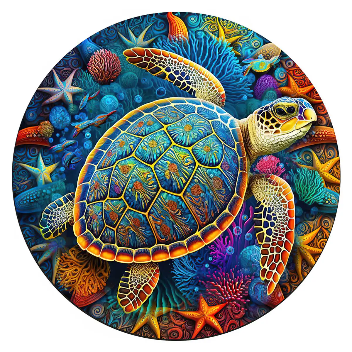 Dinosaur Wooden Jigsaw Puzzles Art Unique tortoise Animal Shaped Puzzle Diy Interesting Game for Adults Kids Family Home Decor