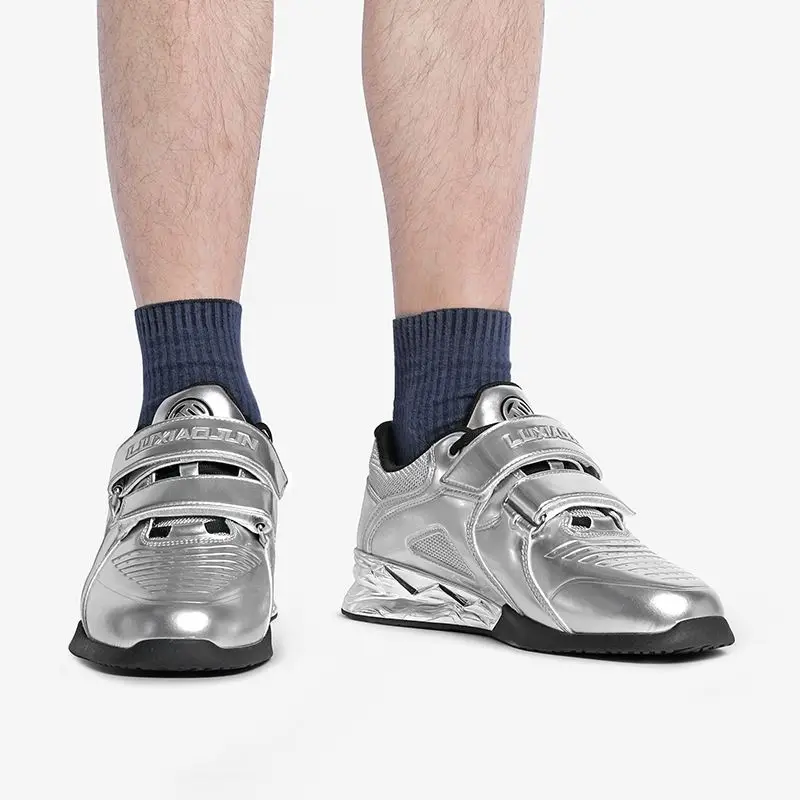 

Профессиональные мужские туфли для приседаний с жесткой тягой, удобная мужская обувь для тяжелой атлетики, нескользящая обувь для приседаний, мужская обувь для приседаний