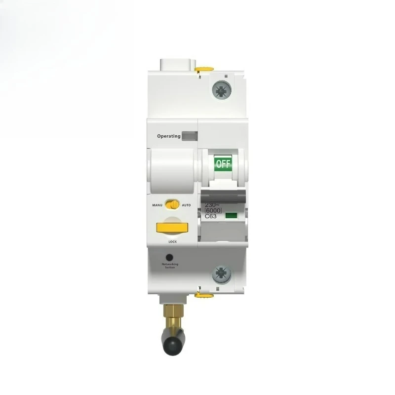 Smart WiFi RCCB/MCB Circuit Breaker 1P-4P 10A-63A 220V/380V APP Remote Control Manual Lockout 6kA Breaking Capacity CE