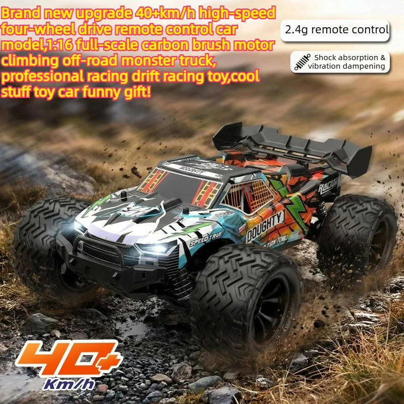

Cool Stuff Toy Car Funny Gift-1:16 Scale High-speed 4WD Rc Cars,Climbing Off-road Monster Truck,Remote Control Car,Toys for Boys