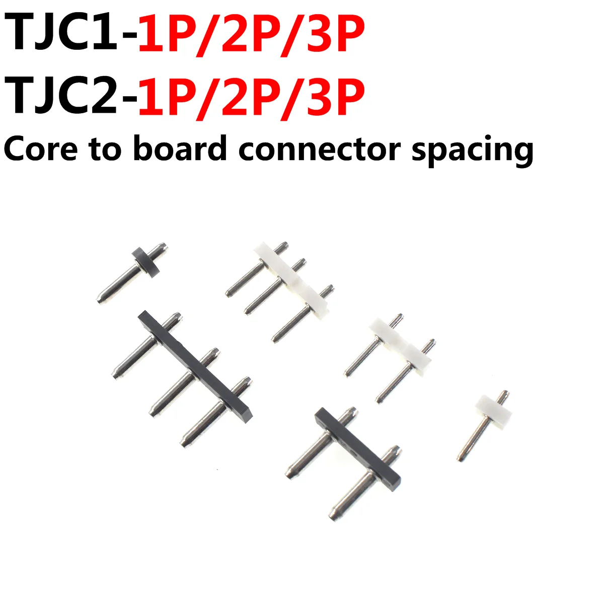 50pcs/sets TJC2 7.5mm-5mm Straight Needle Plug & Header Plug Terminal PCB Board Connector 1P 2P 3P 4P 5P 6P