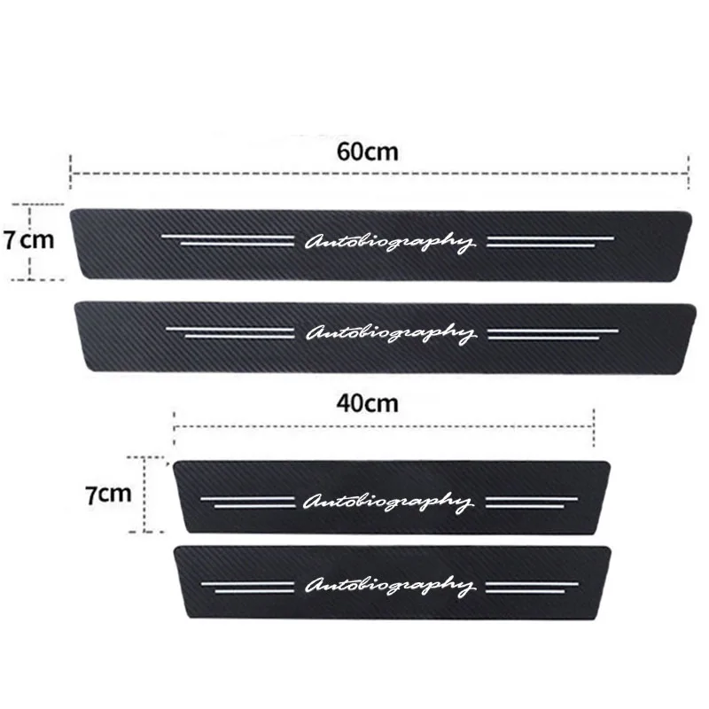 Luminous Car Door Anti Kick Decals Tape Sill Trim Film Stickers for Land Rover Autobiography Logo Range Rover Defender Discovery