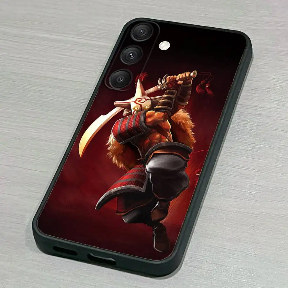 حافظة هاتف D-Dota 2 رائعة لهاتف سامسونج S25، S24، S23، S22، S21، S20، S10، Ultra، Plus، Lite، FE، غطاء أسود من السيليكون الناعم
