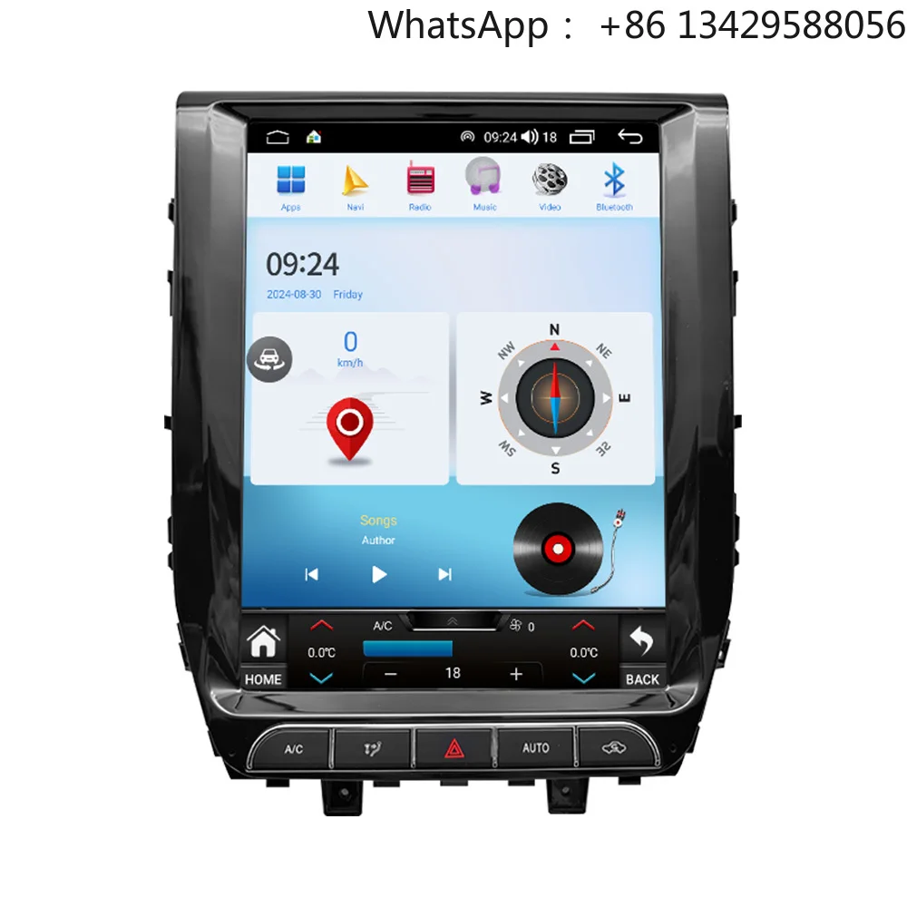 

Baidayu 12.1 Inch Android DSP Dashboard Head Unit 4GB Built-in GPS Supports CarPlay USB for Toyota Land Cruiser 2016-2020