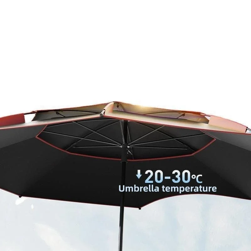 Imagem -03 - Grande Universal Cane Fishing Umbrella Proteção Solar ao ar Livre Umbrella uv Camping