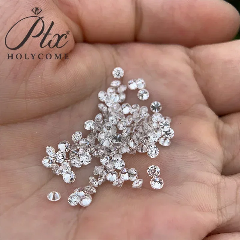 

Factory Wholesale Loose Moissanites Stones Round Cut D Color VVS1 Gemstone Full Size 0.7-20mm Lab Grown Moissanite Diamond Beads