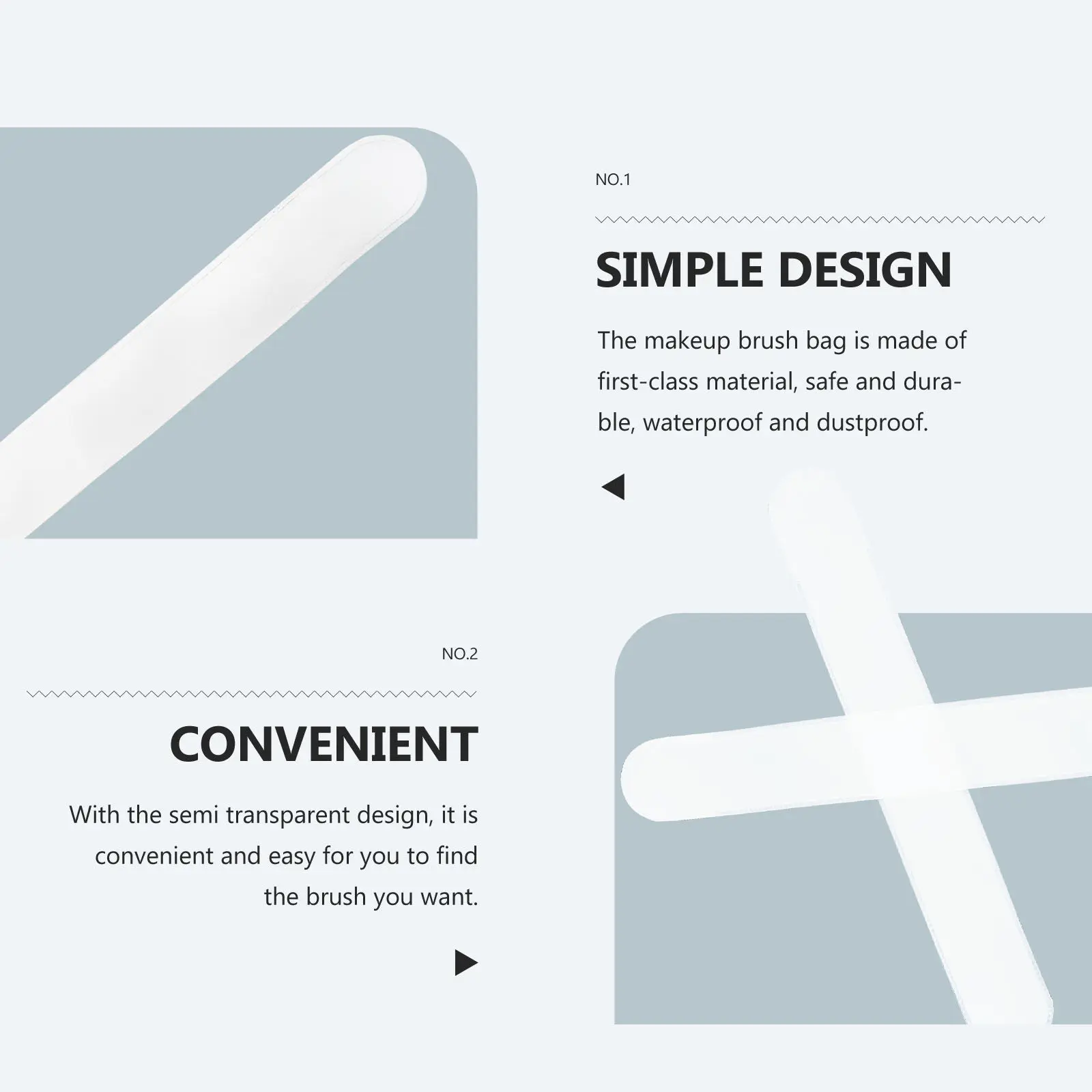 

20Pcs Makeup Brush Covers Portable Eva Brush Bags Travel Storage Holders Waterproof Organizer Pouch Dustproof