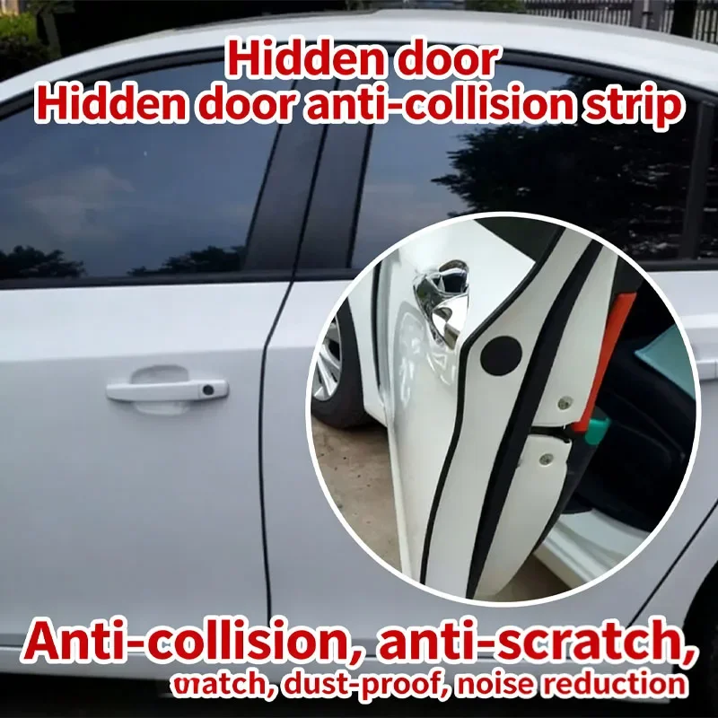 

Car door anti-collision strip universal non stick anti scratch device, door edge protection rubber strip for decoration