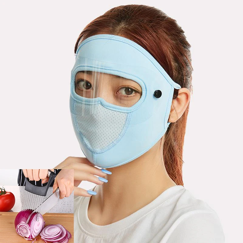 onion goggles Protective Mask Full Face Shield Dustproof Goggles Safety Glasses Anti-spray Riding Visor Kitchen Anti-oil smoke