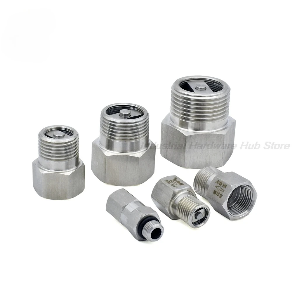 

Обратный клапан из нержавеющей стали 304, внутренний и внешний провод, двойной внешний провод газовой жидкости в