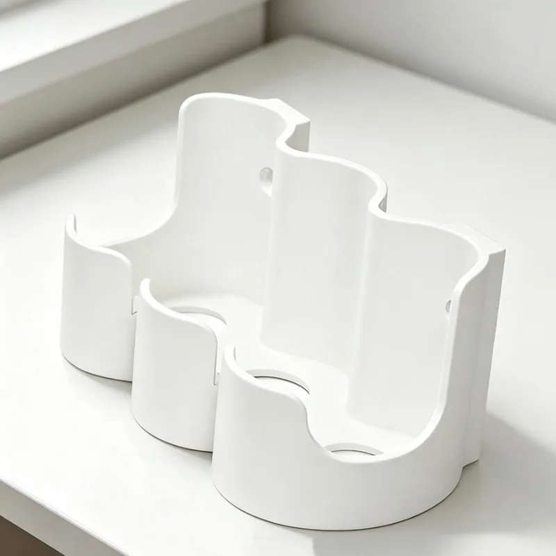 3 Slot Nutrition Zerup Holder Space Saving Counter Storage Rack Coffee Bar Kitchen Small Organizer