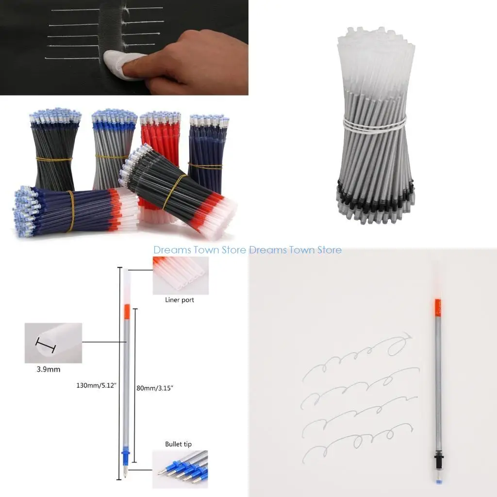 

HX6A 100 шт., стержни для маркировки кожи, практичные стержни для маркировки ртути и серебра, временные стержни для маркировки