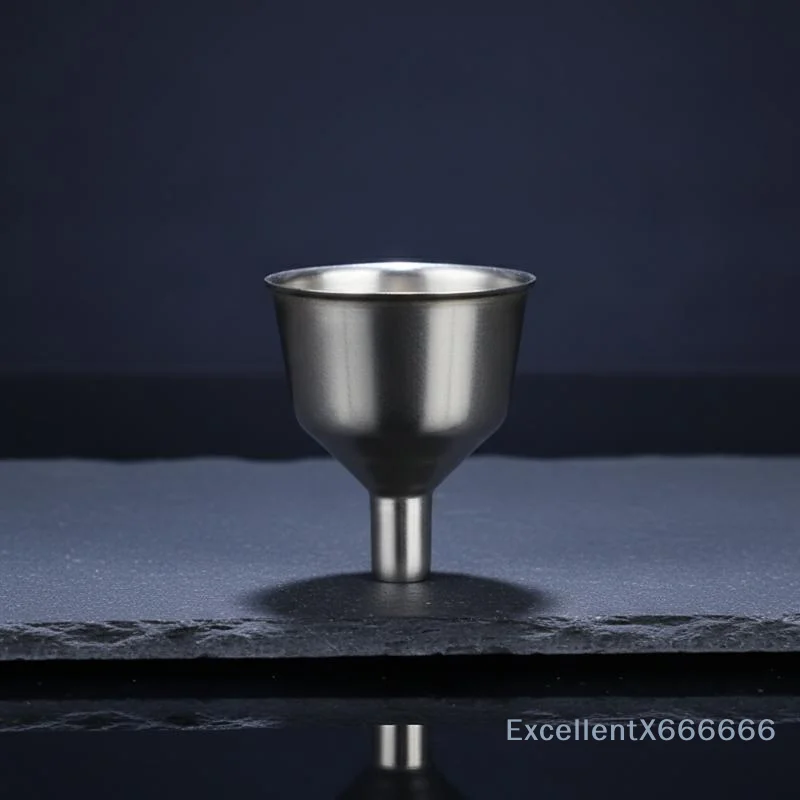 Stainless Steel Small Funnel Thickened Oil Wine Liquid Transfer Funnel Multi Caliber Household Kitchen Tool