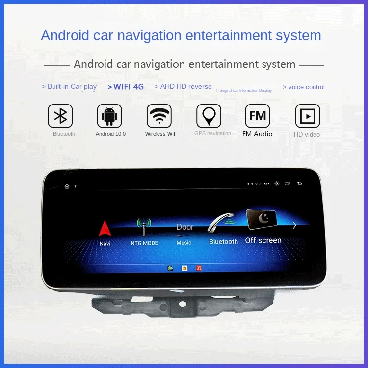 For Mercedes-Benz B- Class 10.25-Inch HD Touch Screen Android 10 on-Board GPS Navigator Car Multifunction Player