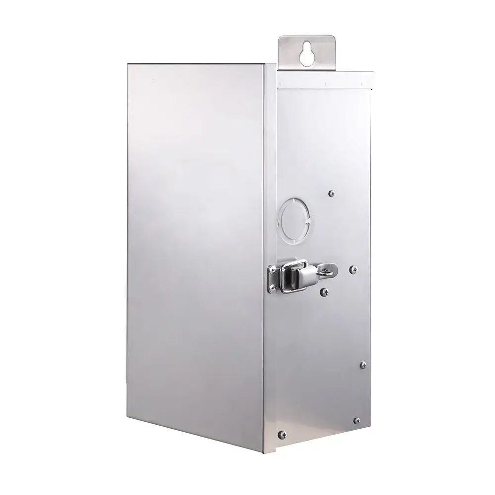 Stainless Steel Outdoor Transformer for Landscape Lighting Durable 300 Watt (12V-13V-14V-15V) Multi-Tap Low Voltage Transformer