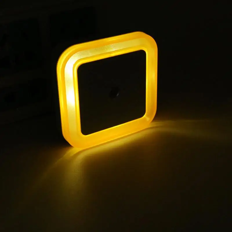 Led Night Light Wall Plug-in Auto Sensor Cute Design Energy-saving Soft Lighting Mini Night Light For Bedroom Sensor Light