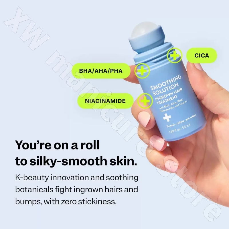 Body Care Roller Ball Hair Removal Soothing Essence Moisturizing Refreshing Smooth and Non-irritating Hair Removal Cream 50ml