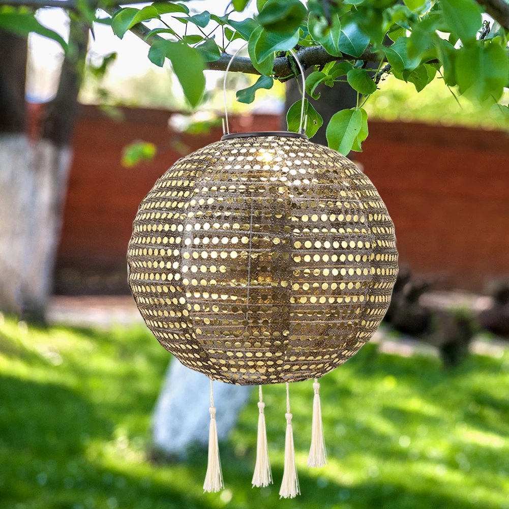 

Outdoor Waterproof Garden Courtyard Landscape Decoration Solar Hanging Lantern