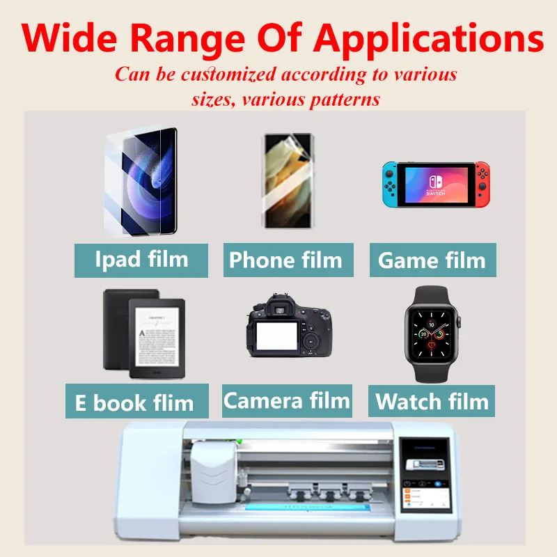 50PCS HD MATTE Privacy Frosted Protection Flexible Hydrogel Film For Mobile Phone TPU Screen Protective Film For Cutting Machine - view 5