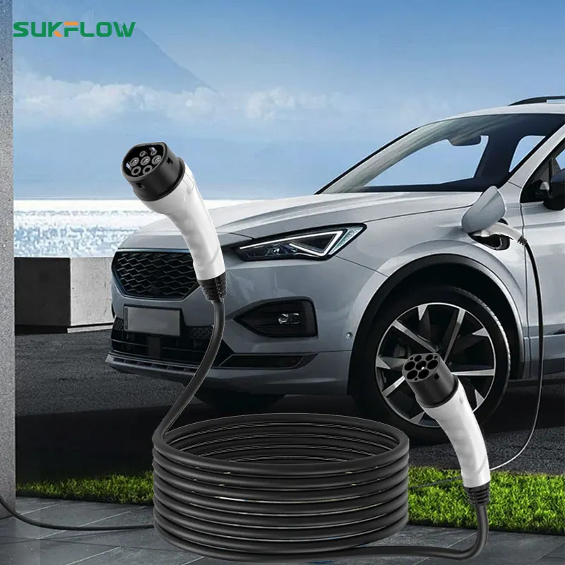 Sukflow GBT Standard Single-phase 16A Extension Cable New Energy Vehicle Charging Pile Extension Cable Outdoor Waterproof