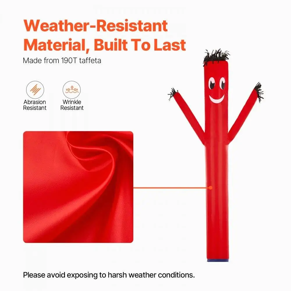 20FT Inflatable Advertising Airwind Tube Wavy Man Dancer No Blower Design