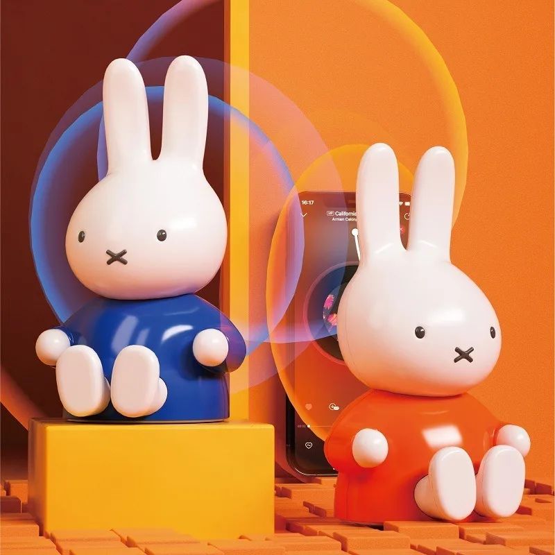 Miffy Fun Bluetooth Speaker Mini Desktop Rabbit Wireless Card Cute Portable Small Speaker Mipow