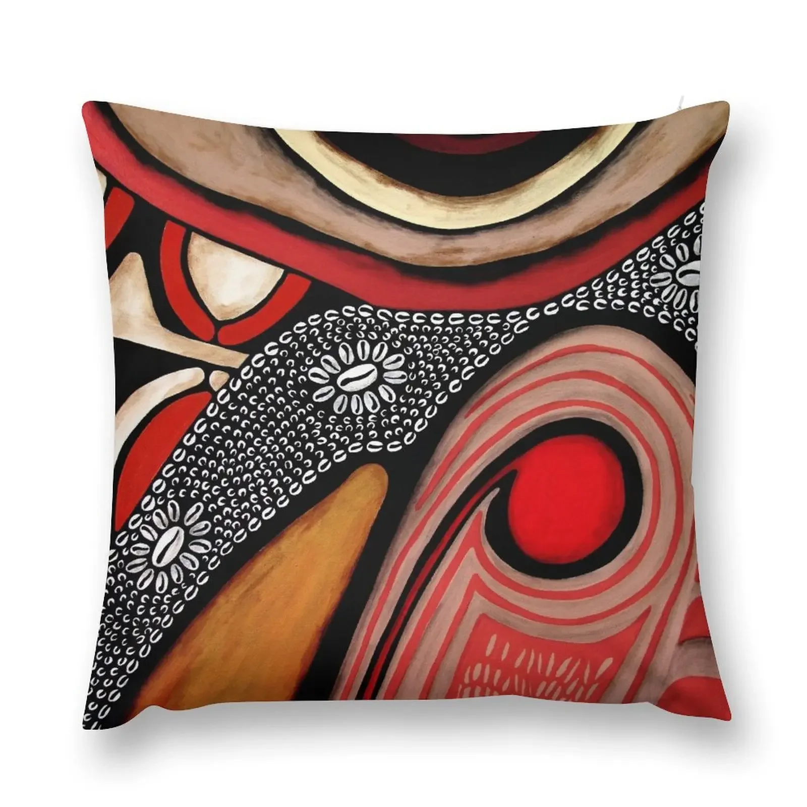 #396C - Segments Of Life III - Artist Nathalie Le Riche Throw Pillow Pillowcases For Pillows sleeping pillows pillow