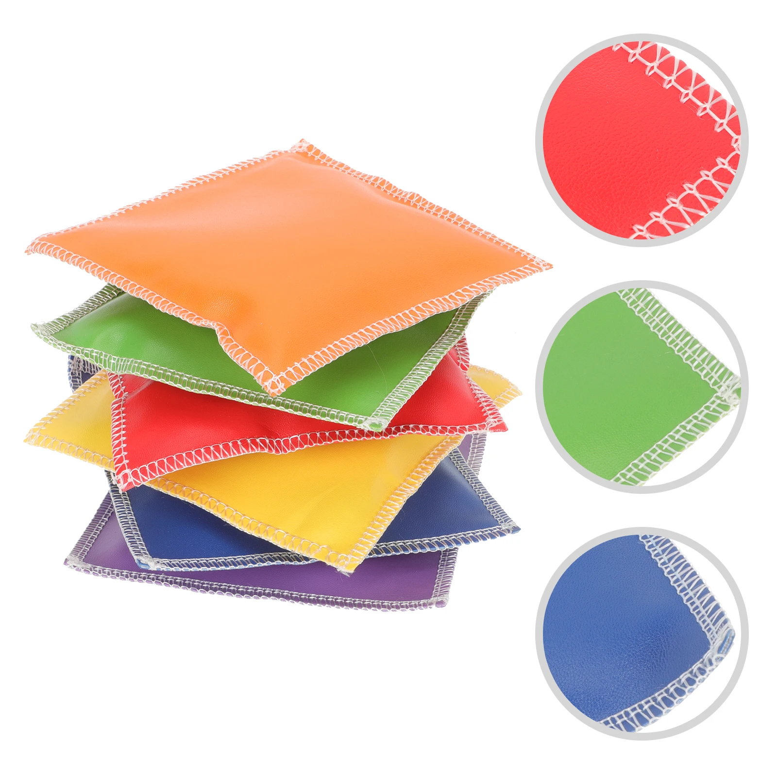 

6 Pcs Digital Sandbag Corn Hole Bags Toys Small Bean for Kids Tossing Outdoor Beanbag