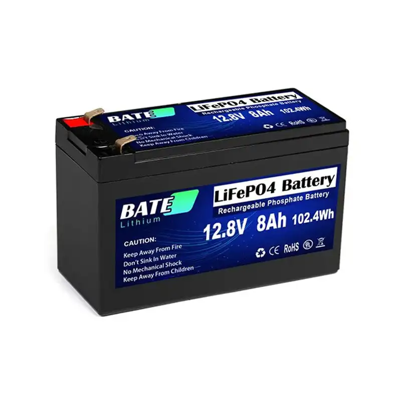 Batteria LifeP04 Batterie ricaricabili portatili 12v 7AH 8AH 9AH per il campeggio