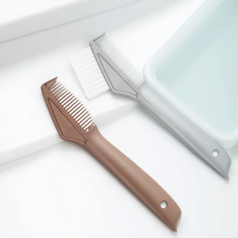 

2pcs Hair Dye Brush Lightweight Scalp Cleaning Dandruff Removal Easy Carry Travel Home Salon Use Foiling Highlights Micro