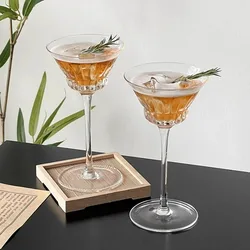 Creative Cocktail Glasses Cups Antique Champagne Glass Cup Tall Martini Glass Cups Red Wine Glasses Cup Kitchen Accessories