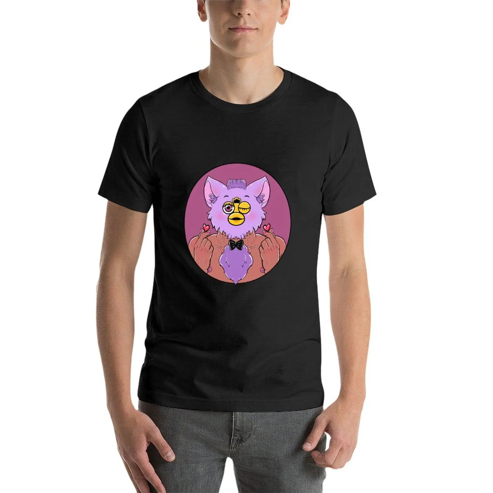 Sexy Furby Man T-Shirt vintage clothes plain custom t shirt mens t shirts pack
