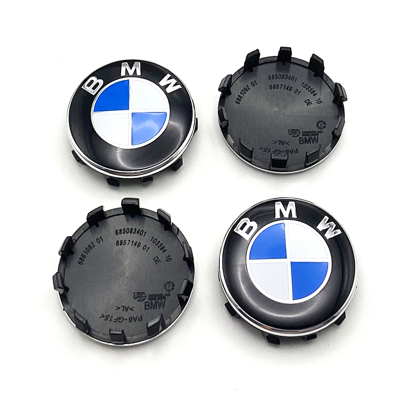 4X BMW Nabendeckel 55MM 36136850834 Radkappepn