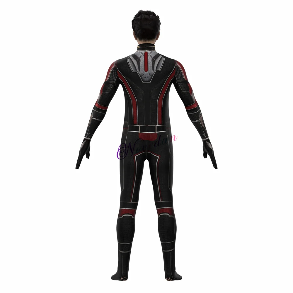 Smile Hero Ant Man Cosplay Costume pour adultes et enfants, Quantumania, Antman et la guêpe, masque d'Halloween, casque, combinaison, batterie, costume, Zentai trempé