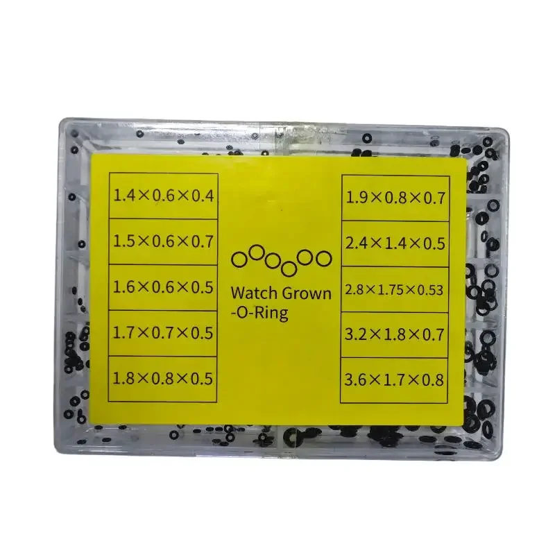 1 مجموعة ساعة تاج جوانات ساعة أدوات إصلاح غسالة مطاطية صغيرة O-حلقة ساعة تاج مقاوم للماء الساعات الأختام أداة الساعاتي #3