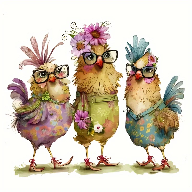 قطعة واحدة من ملصق الديك المذهل من الفينيل - التصاق مقاوم للماء ومتعدد الأسطح للسيارات والشاحنات والجدران والنوافذ - ديكور حيوي #2