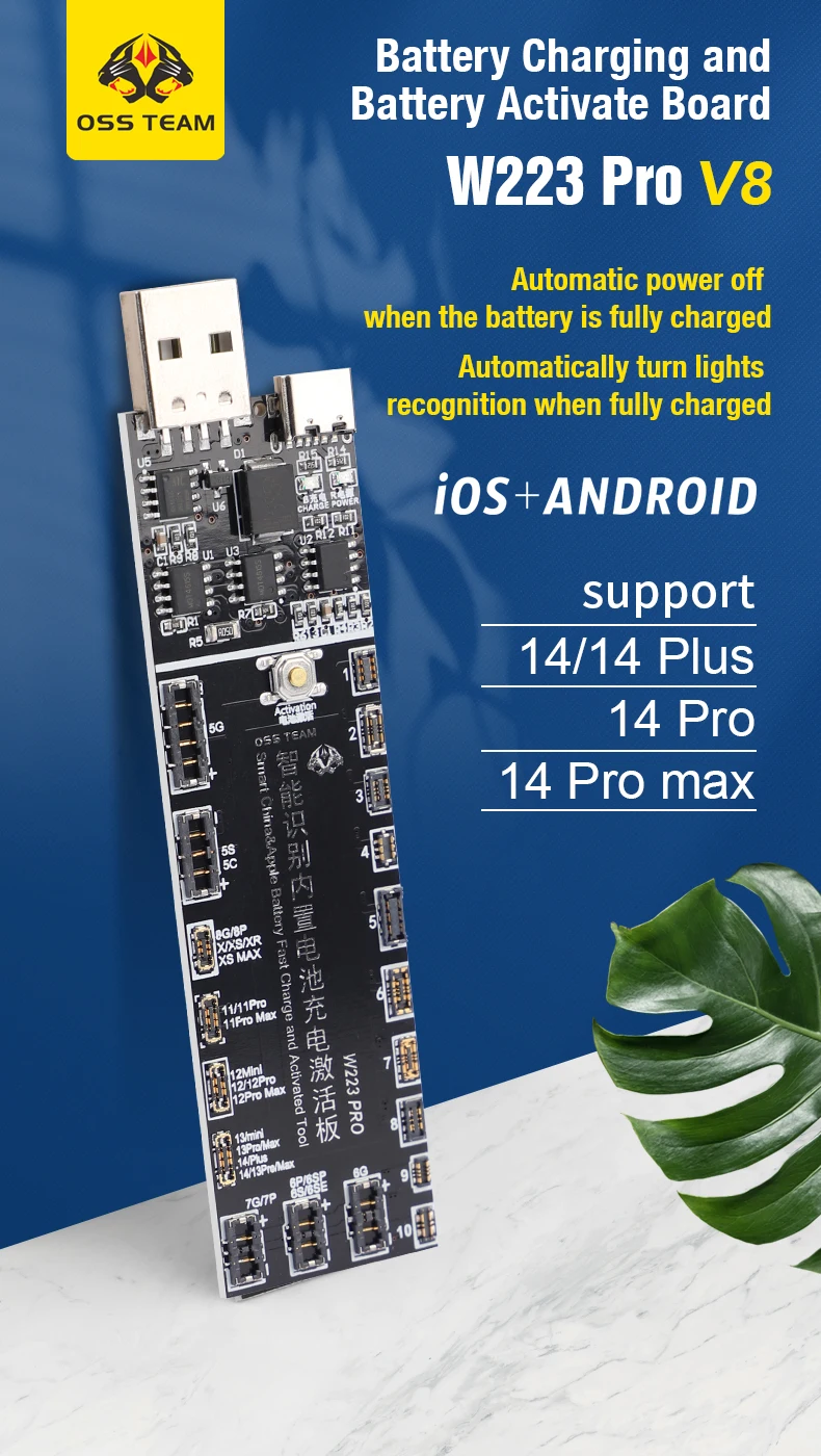 

Плата активации аккумулятора телефона для Huawei Xiaomi Samsung IPhone 5 -X XR XS XSMAX 11 12 13 14 15 инструмент активации зарядки аккумулятора