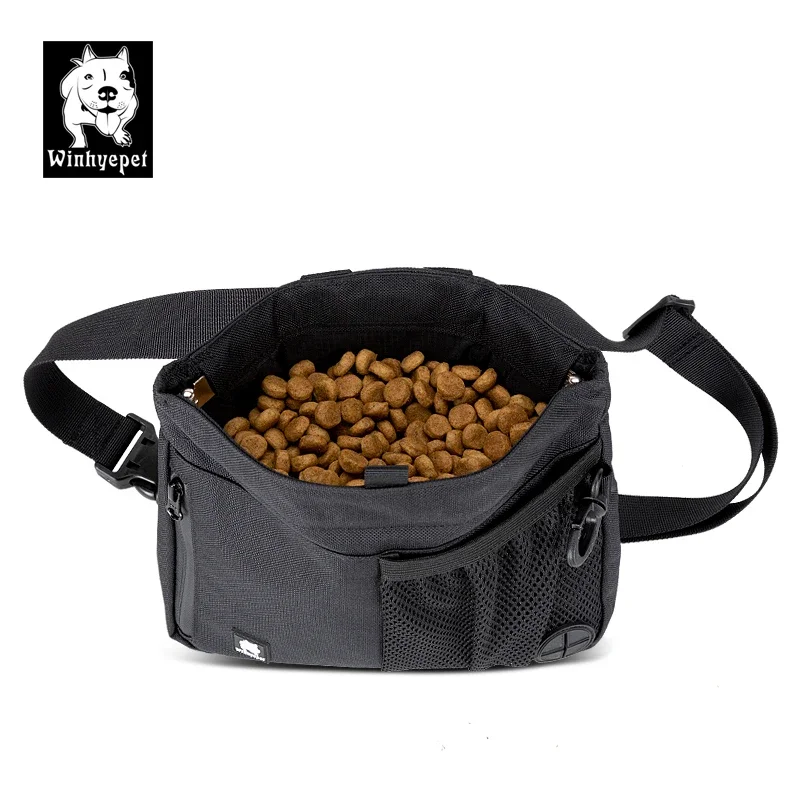 WINHYEPET YB1902 High Volume Pet Trainning Snack Bag Convenient Carabiners & Pocket Clip Closure Multi-functionall Dog Trainning