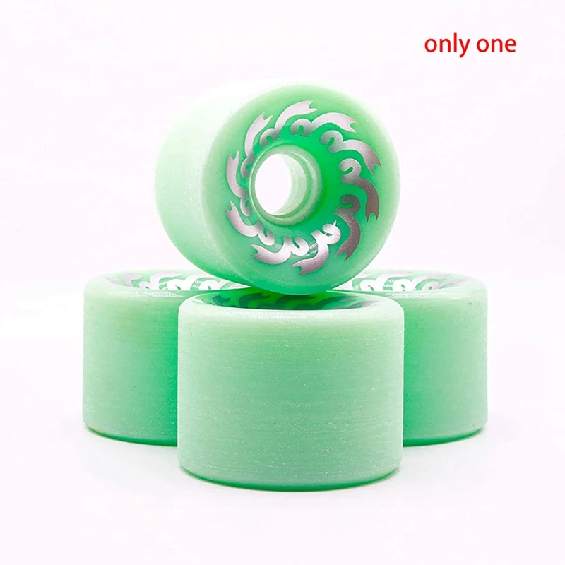 1PCS Skateboard Wheels 70Mm 82A PU,70X51mm, Professional Frosted Wheels For Longboard And Cruiser