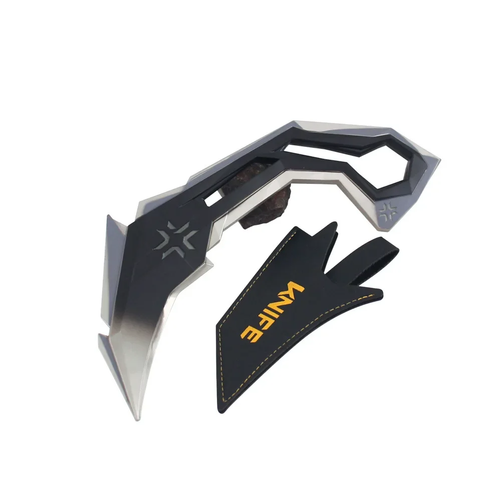 22 سنتيمتر ضوء الليل الجديد VCT Karambit Valorant مخلب سكين لعبة السيف كوس نموذج الشكل الأولاد الهدايا جميع الهدايا المعدنية تحصيل #6