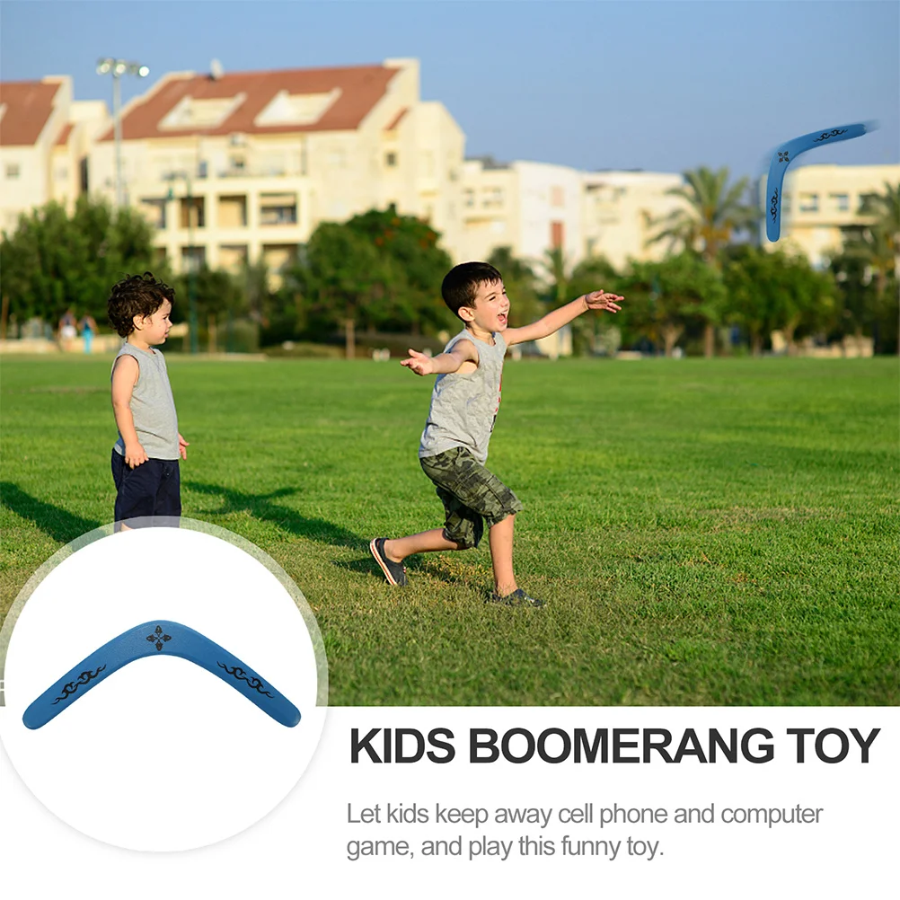 2Pcs Handmade Wooden Boomerangs V-Design Returning Outdoor Flying Equipment for Children Adults Sports Toy Maneuver