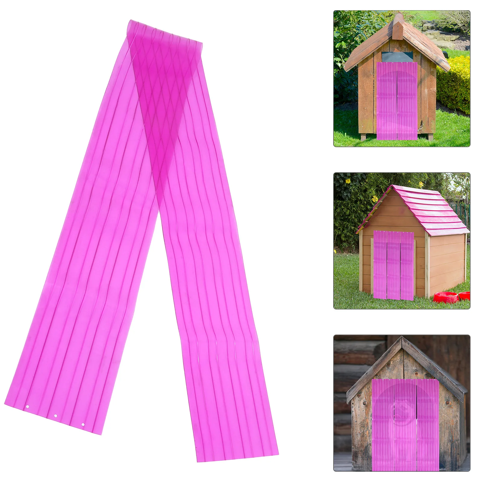 

Dog Door Curtain 74 X 7 Inch Transparent Pvc Pet Divider Flap For Kennel Entryway Isolation Curtain Outdoor