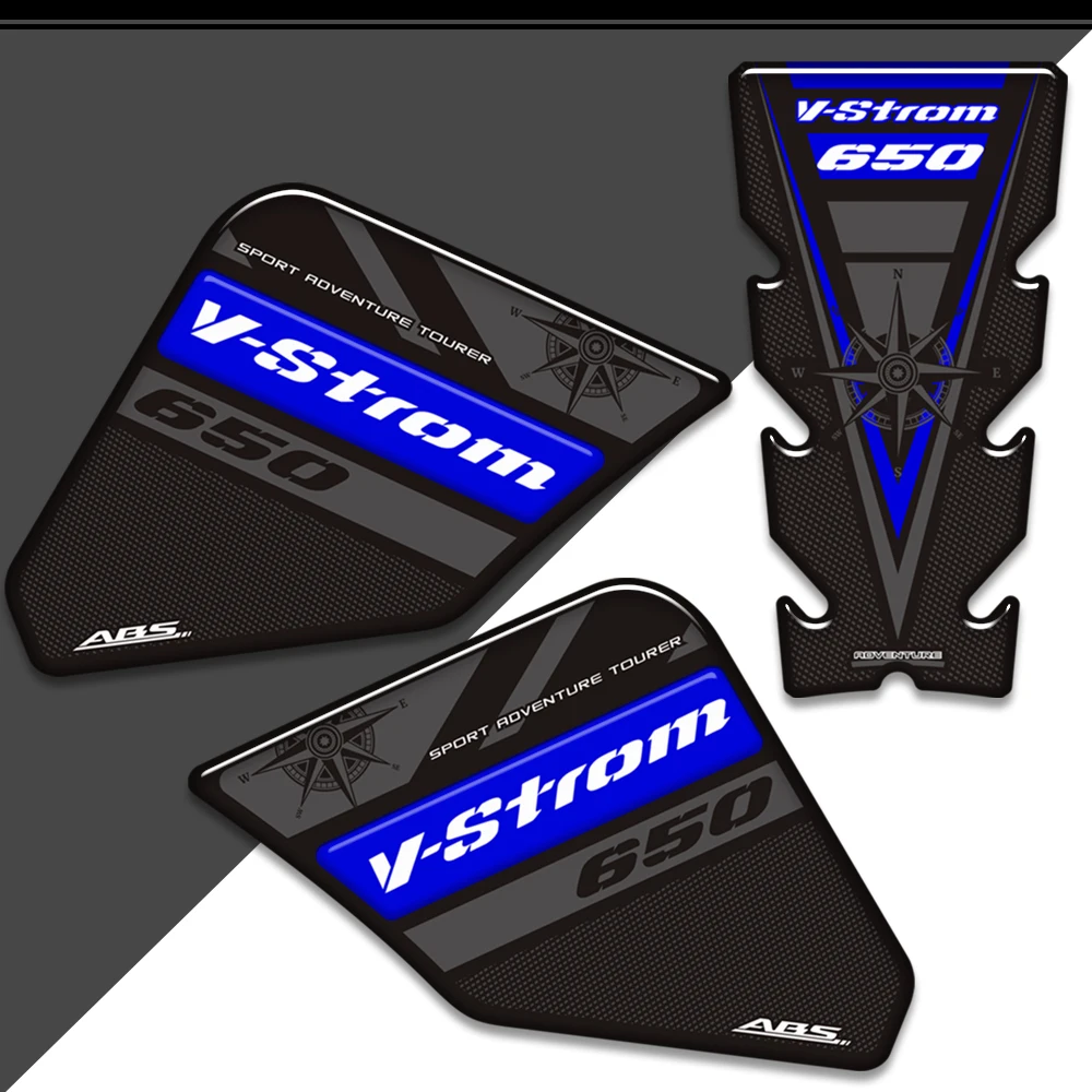 Untuk Suzuki V STROM VSTROM DL 650 XT 650XT Adventure Tank Pad Protector bagasi pelindung Case stiker Fuel Oil Kit