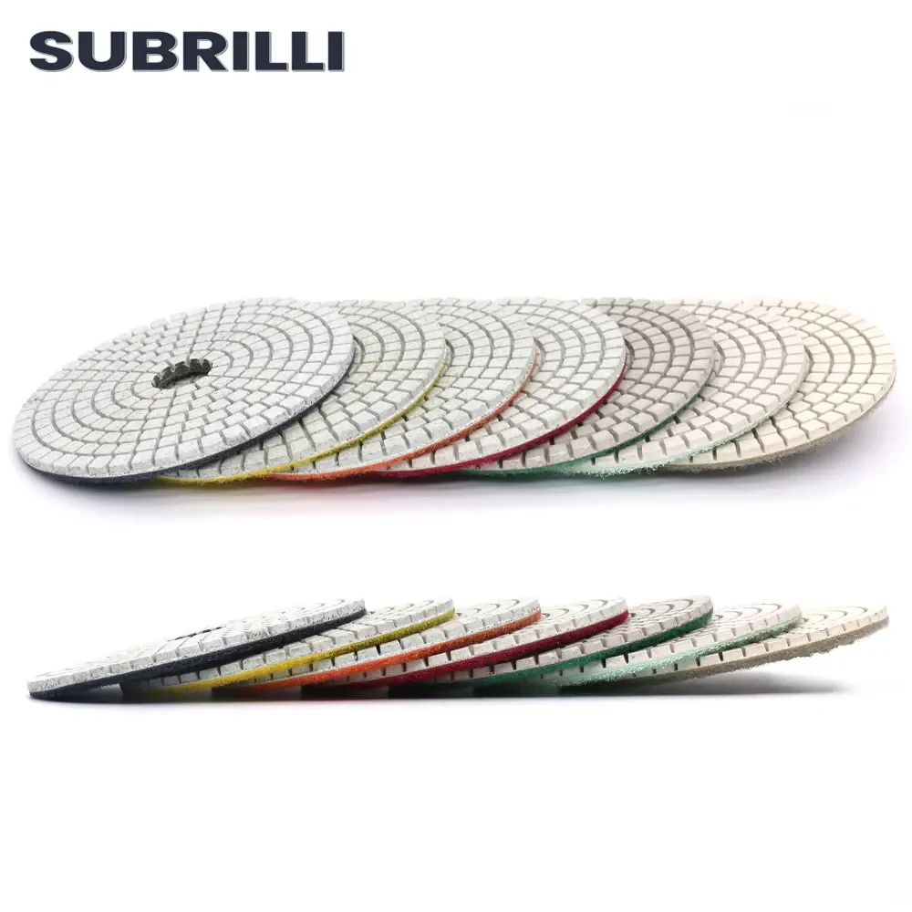 4inch Wet Diamond Polishing Pad Disc Good for Concrete Marble Granite Diamond Tool Stone Abrasive Tool Grinding  polishing Wheel