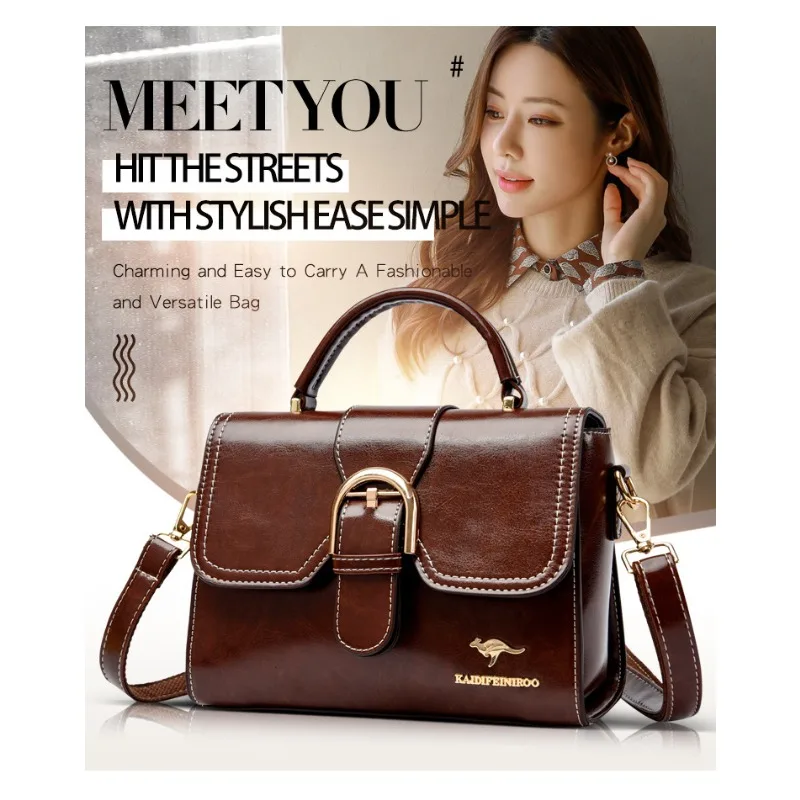 

Women's Handbag 2025 New Arrival, Korean Style Fashion Shoulder Bag, Simple and Versatile Crossbody Small Square Purse