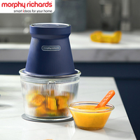 Morphy Richards Electric Meat Grinder Chopper Rechargeable Battery High Speed Stirring 1L Food Processor MR9402